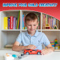 WISEPLAY STEM Building Set & RC Car Kit: 2-in-1 Educational Toys for Kids Ages 6-10