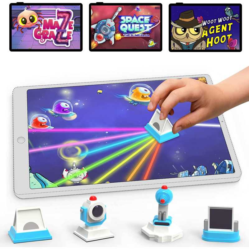 PlayShifu Interactive STEM Toys - Tacto Laser (Kit + App) | Educational Toy Science Kit for Kids | 4 5 6 7 8 Year Old Birthday