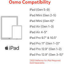 Osmo - Little Genius Starter Kit for Fire Tablet-4 Educational Learning Games-Preschool Ages 3-5-Phonics, Problem Solving &