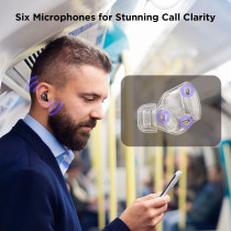 1MORE EVO Noise Cancelling Earbuds, Audiophile Headphones with Dual Drivers, Adaptive ANC, Bluetooth Headphones, HiFi Sound,