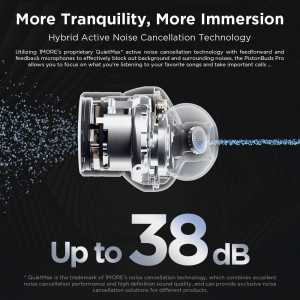 1MORE PistonBuds Pro: Noise Cancelling Wireless Earbuds - Studio Sound, 30H Playtime!