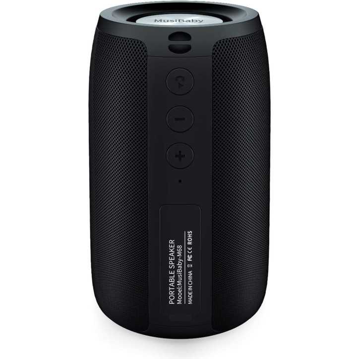 MusiBaby Enceinte Bluetooth Portable : Son 360°, Autonomie 24H, Étanche IPX5 – Le Son Nomade Parfait !