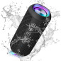 Ortizan Enceinte Bluetooth Étanche: Son Hi-Fi 360°, Autonomie 30H, Lumières RGB – Le Son qui Vous Suit! Ortizan Enceinte Bluetooth Étanche: Son Hi-Fi 360°, Autonomie 30H, Lumières RGB – Le Son qui Vous Suit!