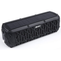 ABFOCE Solar Bluetooth Speaker Portable Outdoor Bluetooth IPX6 Waterproof Speaker with 5000mAh Power Bank,60 Hours Play Time