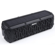ABFOCE Solar Bluetooth Speaker Portable Outdoor Bluetooth IPX6 Waterproof Speaker with 5000mAh Power Bank,60 Hours Play Time