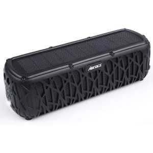 ABFOCE Solar Bluetooth Speaker Portable Outdoor Bluetooth IPX6 Waterproof Speaker with 5000mAh Power Bank,60 Hours Play Time