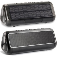 Friengood Solar Bluetooth Speaker 12W,IPX6 Waterproof Portable Wireless Speaker,50+ Hours Playtime Subwoofer,Bluetooth 4.2