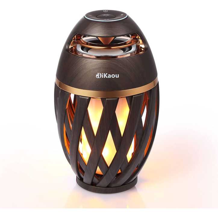 DIKAOU Enceinte Flamme LED : Ambiance Torche, Bluetooth, Son HD, Parfaite pour lExtérieur! DIKAOU Enceinte Flamme LED : Ambiance Torche, Bluetooth, Son HD, Parfaite pour lExtérieur!