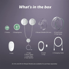 Elvie Stride Hospital-Grade App-Controlled Breast Pump | Hands-Free Wearable Ultra-Quiet Electric Breast Pump with 2-Modes