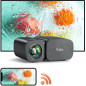 Tkisko Mini Projector: 1080P, 5G WiFi, Portable Home Theater - Giant 250 Screen & Easy Wireless Mirroring! Tkisko Mini Projector: 1080P, 5G WiFi, Portable Home Theater - Giant 250 Screen & Easy Wireless Mirroring!