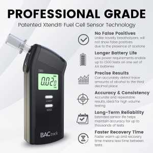 BACtrack S80 Pro Breathalyzer: Accurate, DOT Approved Alcohol Tester for Personal Safety