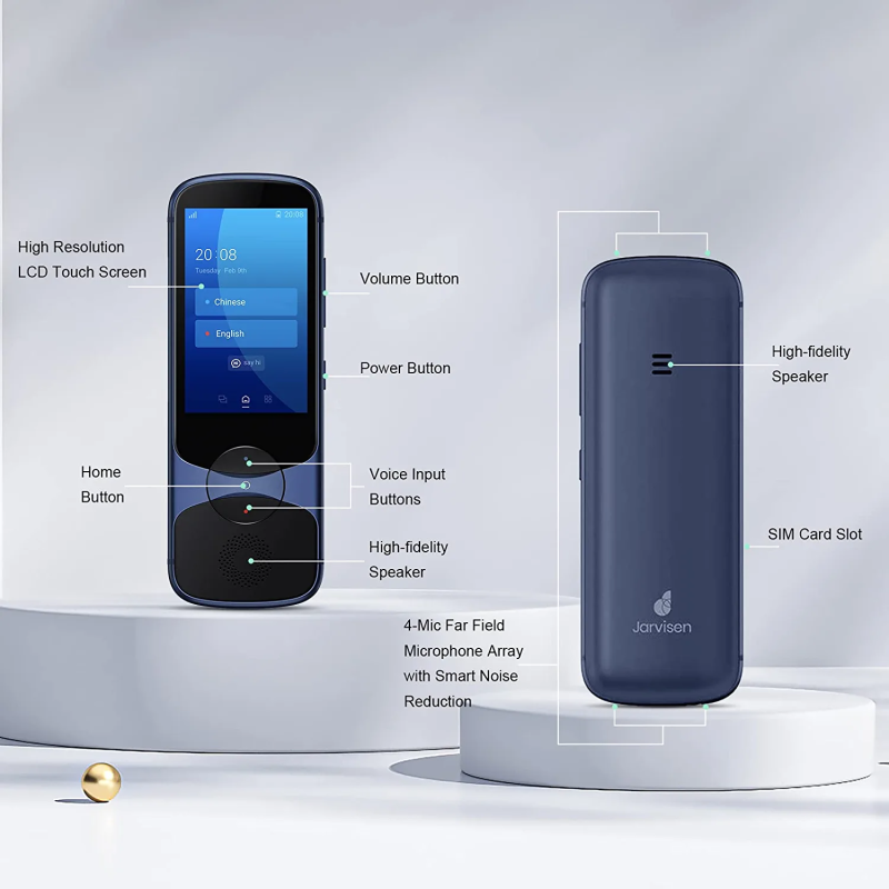 Jarvisen Language Translator, instant real-time translation