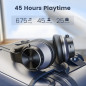 OneOdio A10 Hybrid ANC Headphones: Hi-Res Audio, 62H Battery, Transparency Mode - Wireless & Wired!