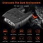 HEXEUM Night Vision Binoculars: 4X Zoom, 1300ft Range, IR & 32GB – See in the Dark! HEXEUM Night Vision Binoculars: 4X Zoom, 1300ft Range, IR & 32GB – See in the Dark!