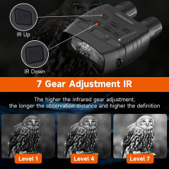 Night Vision Goggles Night Vision Binoculars for Adults - Digital Infrared Binoculars can Save Photo and Video with 32GB Memory