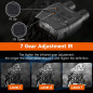 HEXEUM Night Vision Binoculars: 4X Zoom, 1300ft Range, IR & 32GB – See in the Dark! HEXEUM Night Vision Binoculars: 4X Zoom, 1300ft Range, IR & 32GB – See in the Dark!