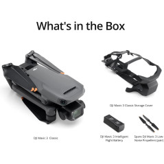 DJI Mavic 3 Classic (DJI RC), Drone with 4/3 CMOS Hasselblad Camera for Professionals, 5.1K HD Video, 46 Mins Flight Time,