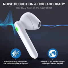 Timekettle WT2 Edge/W3 Translator Device - Bidirection Simultaneous Translation, Language Translator Device with 40 Languages &