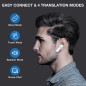 Timekettle WT2 Edge: Real-Time Translator Earbuds - 40 Languages, Crystal Clear Audio!