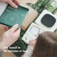 ecobee Enhanced Smart Thermostat: Save Energy & Control from Anywhere!