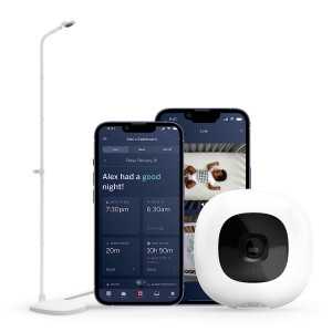 Nanit Pro & stand floor: Smart Baby Monitor with Floor Stand: See Every Angle, Sleep Soundly, Gain Insights