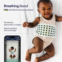 Advanced Nanit Pro Smart Baby Monitor with Floor Stand: Crystal-Clear Overhead View & Sleep Analytics