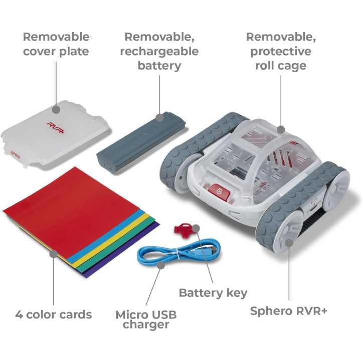 Sphero RVR+: Programmable Robot Car for Coding & STEM Learning - All-Terrain, Expandable Sphero RVR+: Programmable Robot Car for Coding & STEM Learning - All-Terrain, Expandable