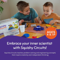 Explore creative learning with Squishy Circuits Deluxe Kit, featuring squishy circuits.