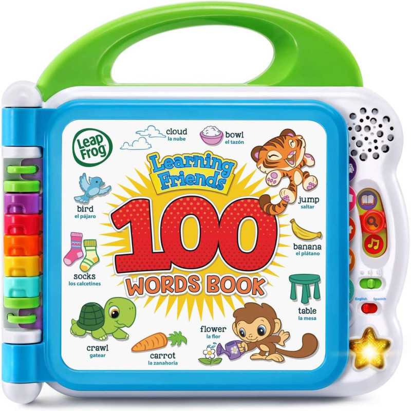 Livre des 100 Mots LeapFrog - Jouet d'Apprentissage Bilingue Interactif