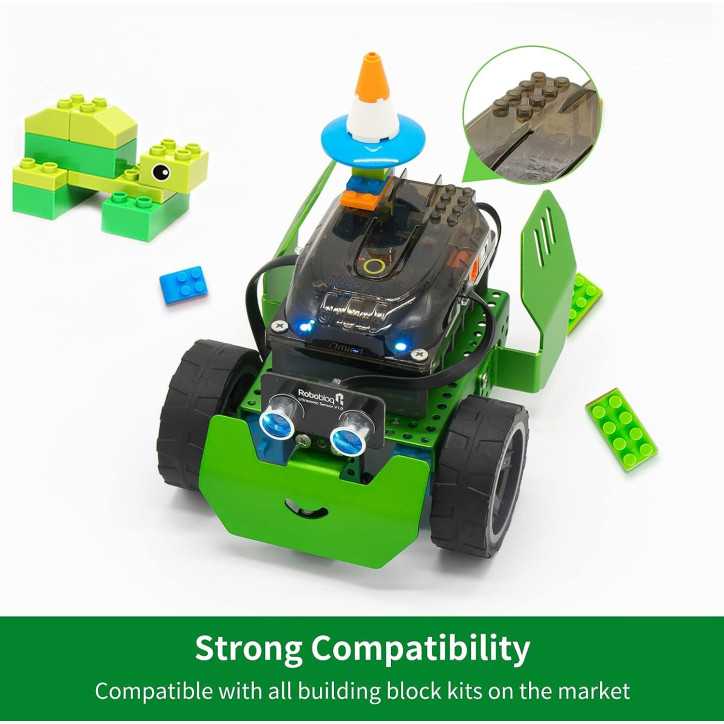 Robobloq Q-Scout STEM Robot Kit: Code with Scratch, Arduino & Python - Fun Educational Toy for Kids!