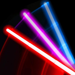 Galactic Warrior's Expandable Lightsaber with Realistic Handle and FX Sound
