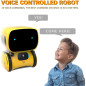 Robot Interactif 98K: Danse, Chante, et Apprend! Contrôle Vocal & Tactile, Jouet Éducatif Idéal Robot Interactif 98K: Danse, Chante, et Apprend! Contrôle Vocal & Tactile, Jouet Éducatif Idéal