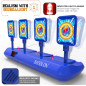BAODLON Auto-Reset Shooting Target Game for Kids - Includes 2 Toy Guns & 40 Foam Darts!
