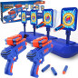 BAODLON Auto-Reset Shooting Target Game for Kids - Includes 2 Toy Guns & 40 Foam Darts!