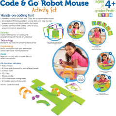 Learning Resources Code & Go Robot Mouse Activity Set: Engaging STEM Coding Toy for Kids