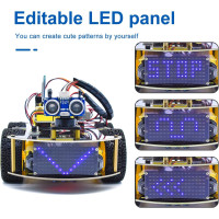 KEYESTUDIO 4WD Bluetooth Smart Car Robot Kit: STEM Learning & Fun for Budding Engineers!