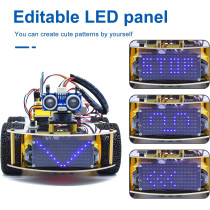 Kit Robot Voiture Intelligent 4WD KEYESTUDIO: Programmation STEM Bluetooth, Jouet Éducatif Ultime!
