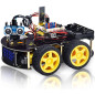 Kit Robot Voiture Intelligent 4WD KEYESTUDIO: Programmation STEM Bluetooth, Jouet Éducatif Ultime! Kit Robot Voiture Intelligent 4WD KEYESTUDIO: Programmation STEM Bluetooth, Jouet Éducatif Ultime!