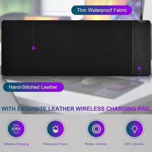 Stay organized and charged with FutureCharger's Wireless Charging Desk Pad