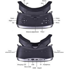 Immersive 3D VR Headset with 2K Screen & Controller - Dive into Virtual Reality!