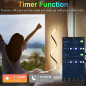 BESKETIE Smart Spiral Floor Lamp: RGB LED, App Control, Music Sync - Modern Home Lighting BESKETIE Smart Spiral Floor Lamp: RGB LED, App Control, Music Sync - Modern Home Lighting