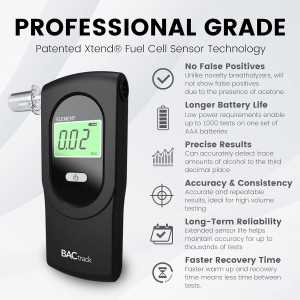 BACtrack Element : Alcootest Portable Professionnel - Mesure Précise et Facile de lAlcoolémie