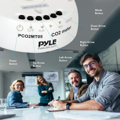 Pyle Smart Air Quality Monitor: Ensure Your Home's Safety & Comfort