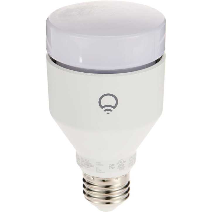 LIFX Color 1100lm Smart Bulb: Dimmable, Full Color, Wi-Fi, Voice Control - No Hub Needed! LIFX Color 1100lm Smart Bulb: Dimmable, Full Color, Wi-Fi, Voice Control - No Hub Needed!