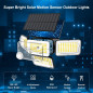 Mokot 2500 Lumen Solar Lights: Motion Sensor, Remote Control, Waterproof - 2 Pack, Ultimate Security! Mokot 2500 Lumen Solar Lights: Motion Sensor, Remote Control, Waterproof - 2 Pack, Ultimate Security!