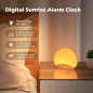 REACHER Sunrise Alarm Clock: Wake Up Naturally with Light & Sound - Bedroom Decor REACHER Sunrise Alarm Clock: Wake Up Naturally with Light & Sound - Bedroom Decor