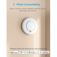 Meross Smart Smoke & Heat Alarm with Hub: Whole-Home Protection, Real-Time Alerts