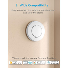 Meross Smart Smoke & Heat Alarm with Hub: Whole-Home Protection, Real-Time Alerts