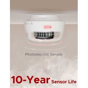 X-Sense Wi-Fi Smoke Detector: 10-Year Protection & Instant Alerts