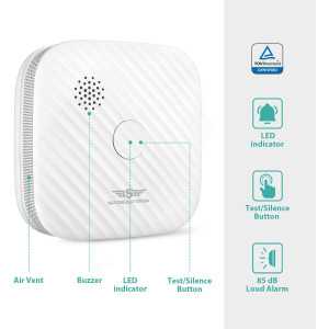 Spreadtron Smart Wi-Fi Smoke Alarm: 10-Year Sensor & Real-Time Alerts